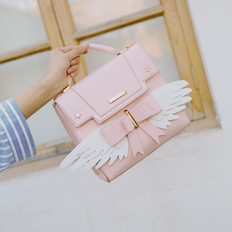 Cute Pink Sakura Wings Tote Bag HA0788
