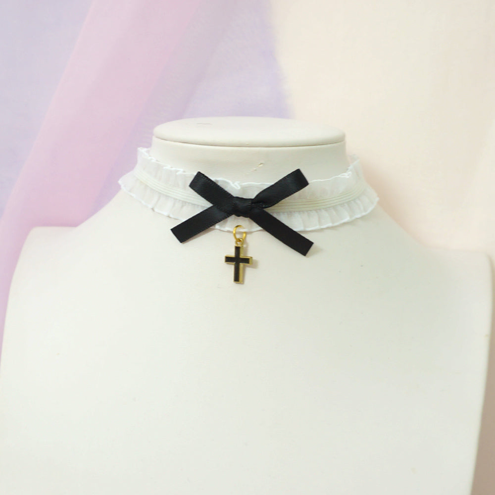 Soft girl bow collar HA0502