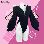 Black bunny ear Bodysuit KO64-B
