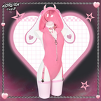 Sleeveless Bunny Costume Bodysuit KO129