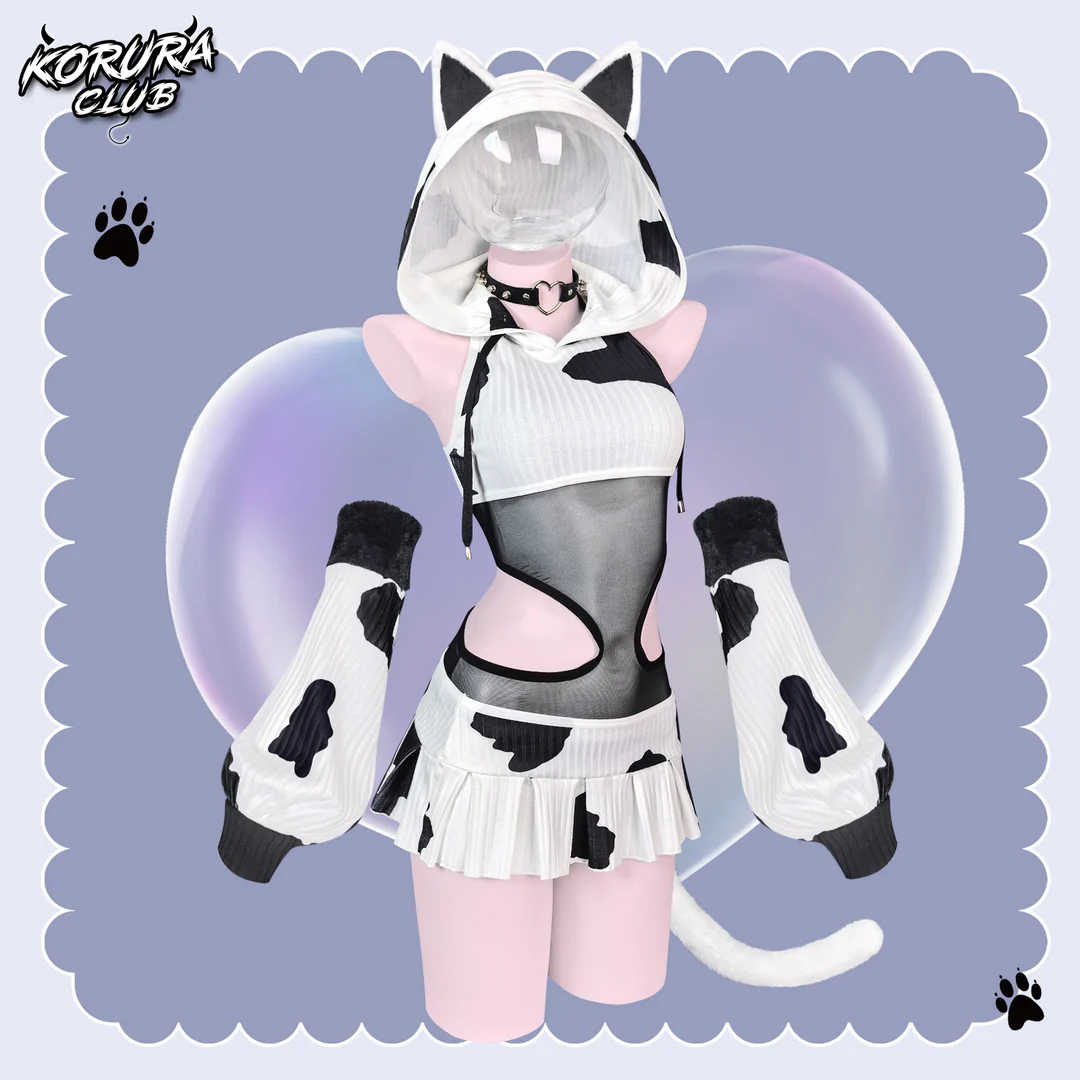 Pre-Sale Cosplay Cow Print Set KO154