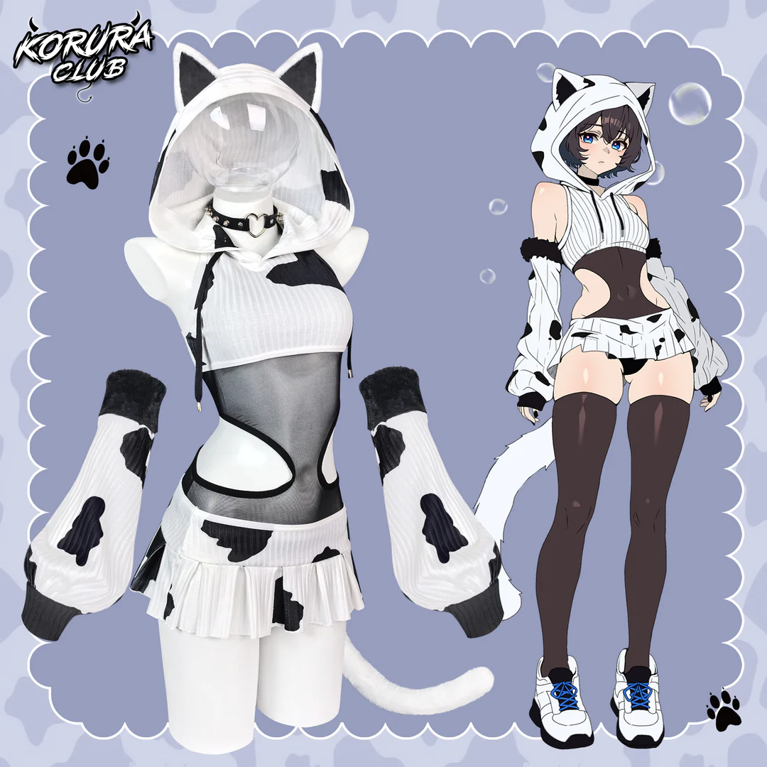 Pre-Sale Cosplay Cow Print Set KO154