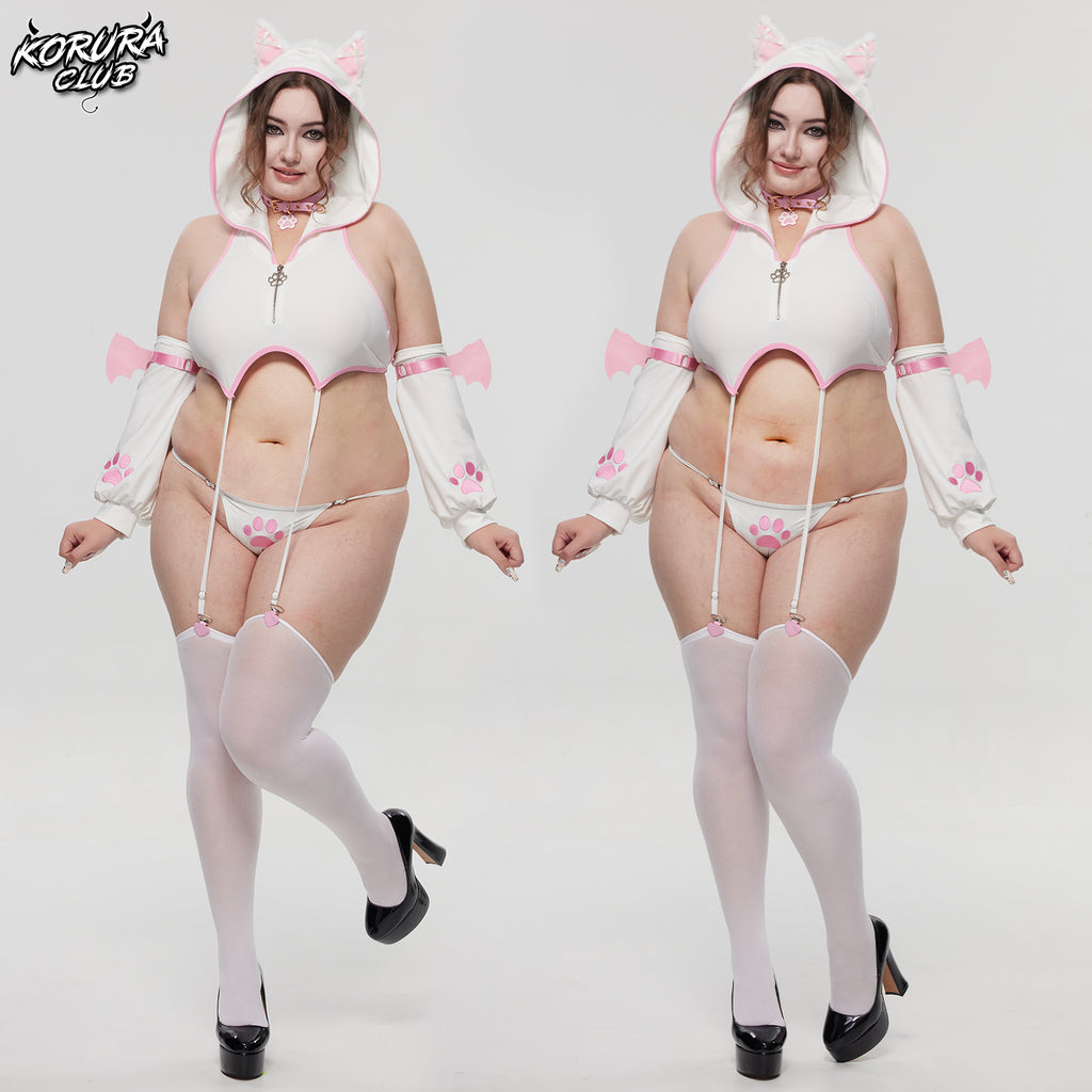 Pre-sale Cat Cosplay Lingerie Vest Set KO156