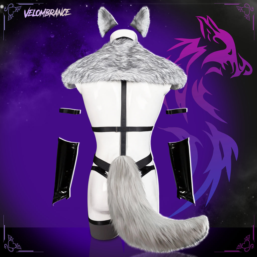Feral Wolf Cosplay Outfit（9-Piece Set) AS41