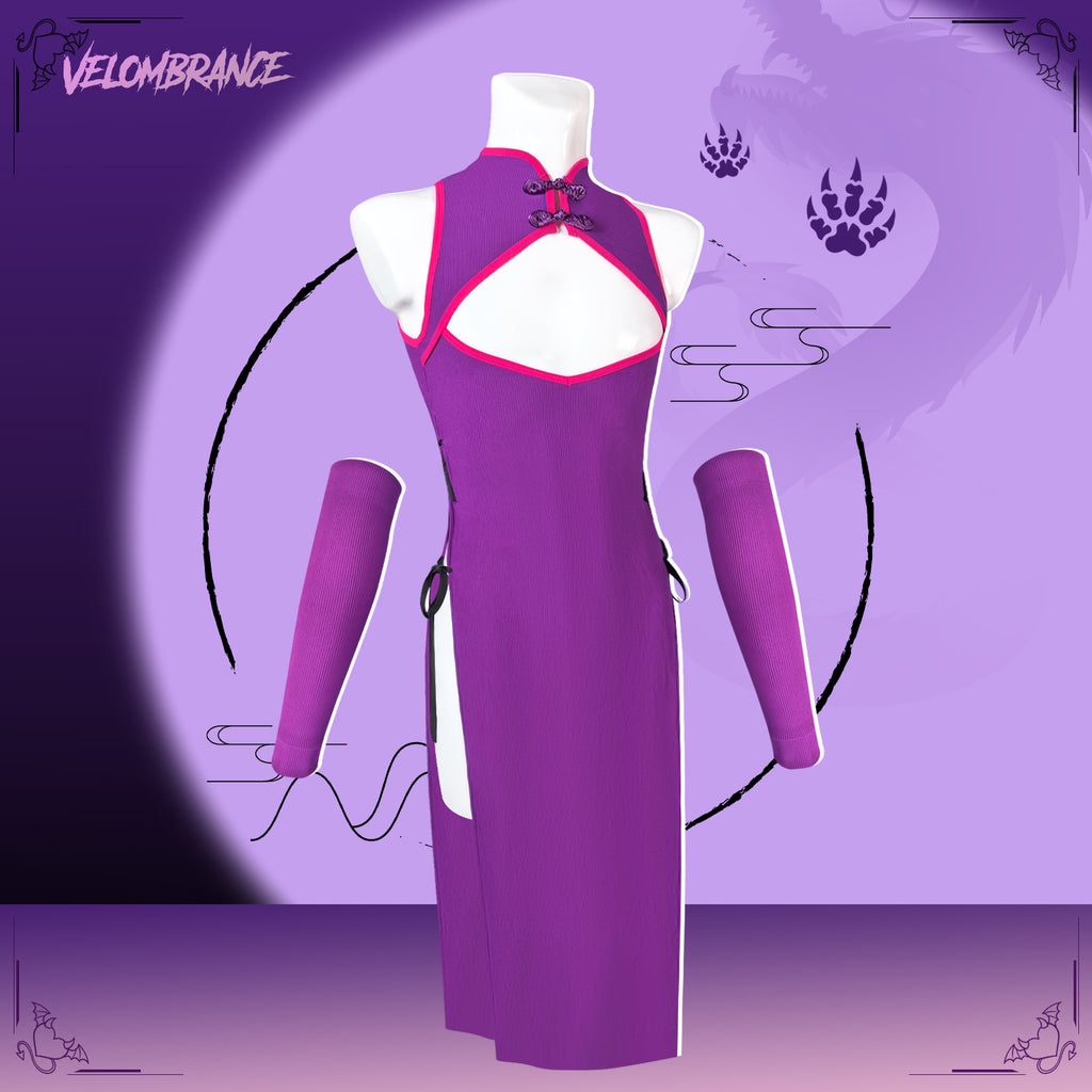Dragon Demon Cheongsam (4-Piece Set） AS57