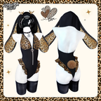 Pre-sale Cosplay Leopard Print Bunny Lingerie KO141