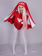 Cosplay Christmas Floppy Bunny Jumpsuit KO118