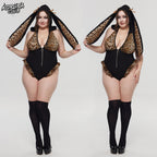 Pre-sale Cosplay Leopard Print Bunny Lingerie KO141