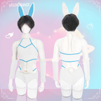 Cosplay Cute Bunny Ear Knitwear (5-Piece Set）AS06
