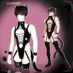Cosplay Leopard Outfit （4-Piece Set) AS40