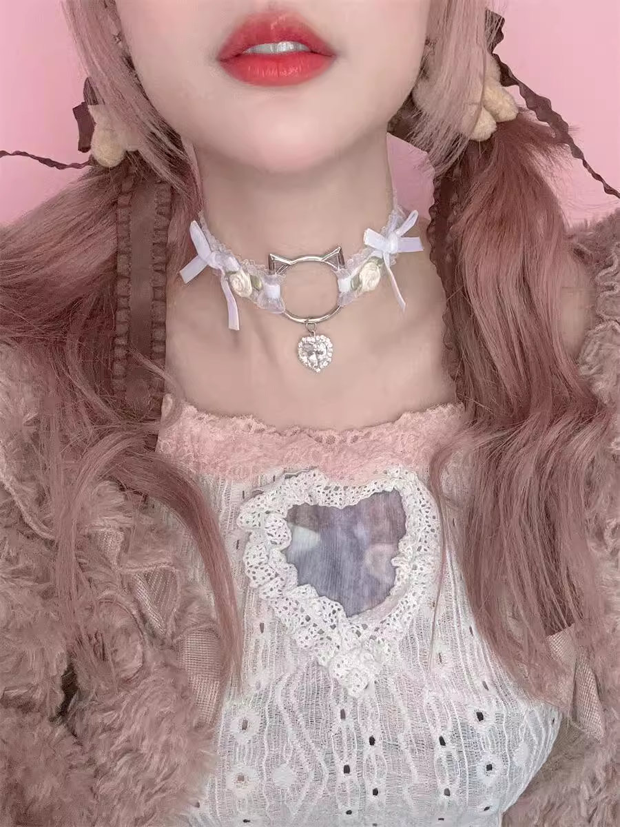 Cat bow collar HA2314