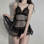 Lace mesh dress HA2382