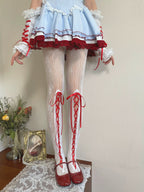 Ribbon lace socks HA29748