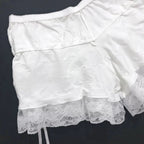 Lace bow shorts HA29754