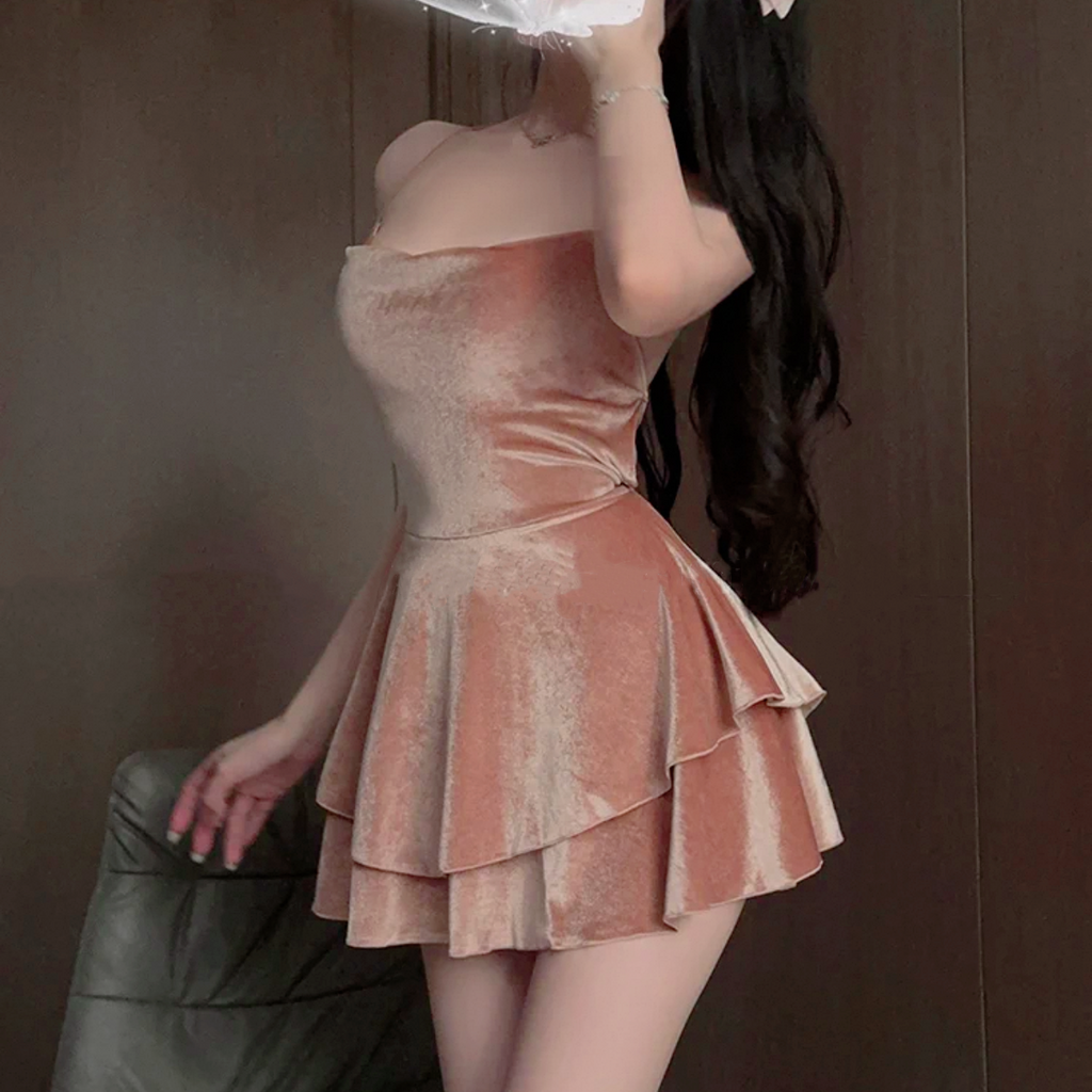 Strap waist dress HA2850