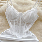Mesh lace hollow dress HA2447