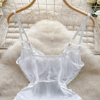 Mesh lace hollow dress HA2447