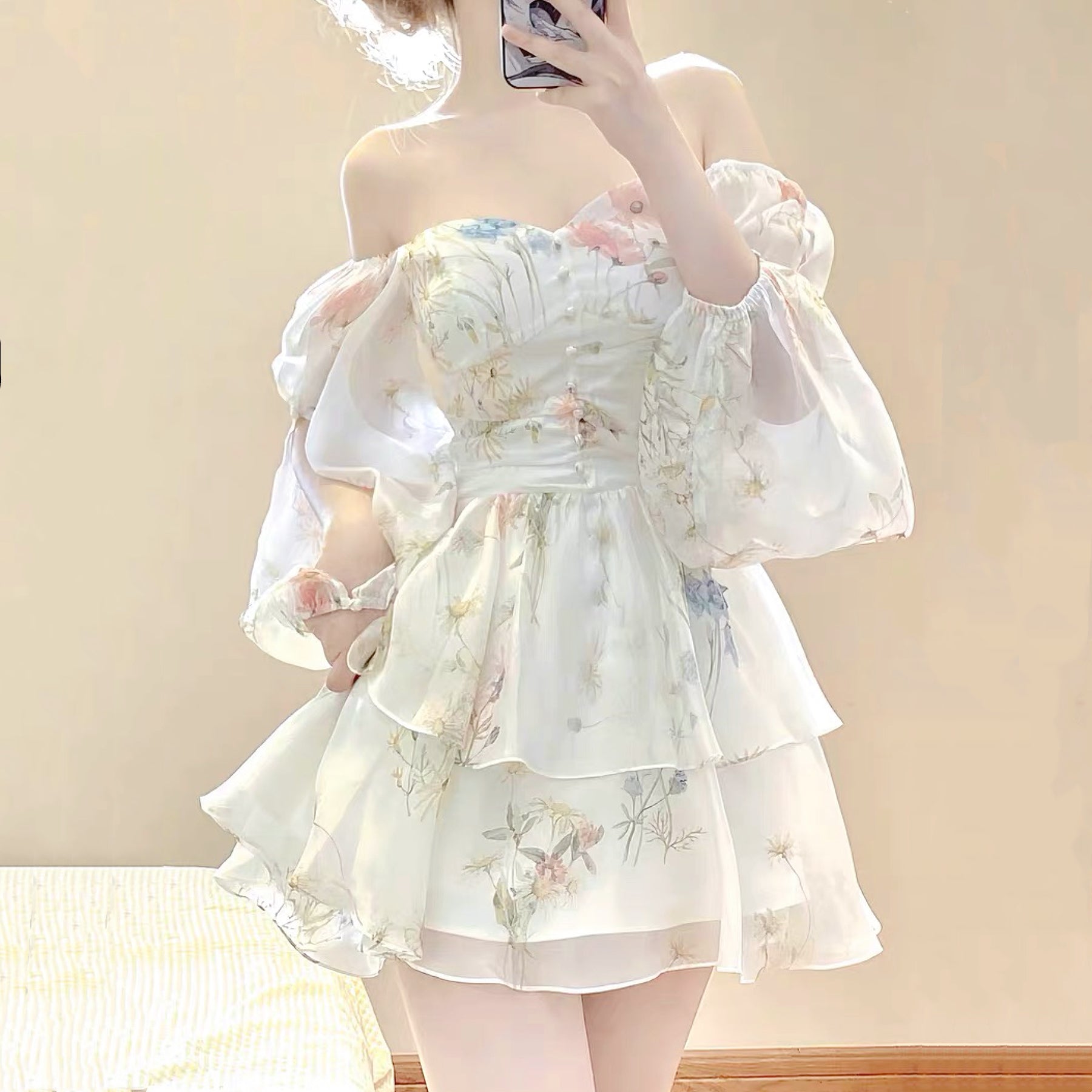 Chic floral dress HA2277