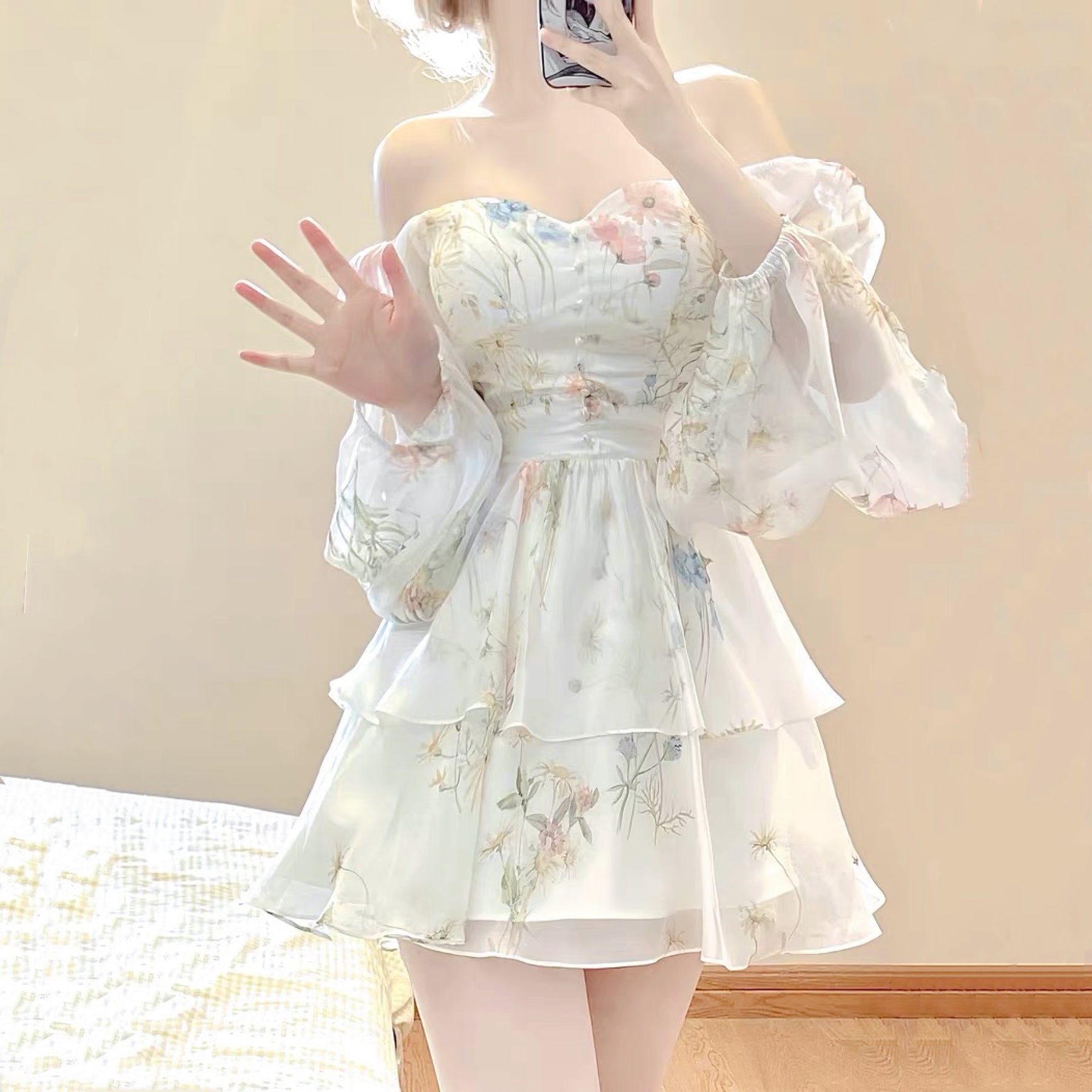 Chic floral dress HA2277