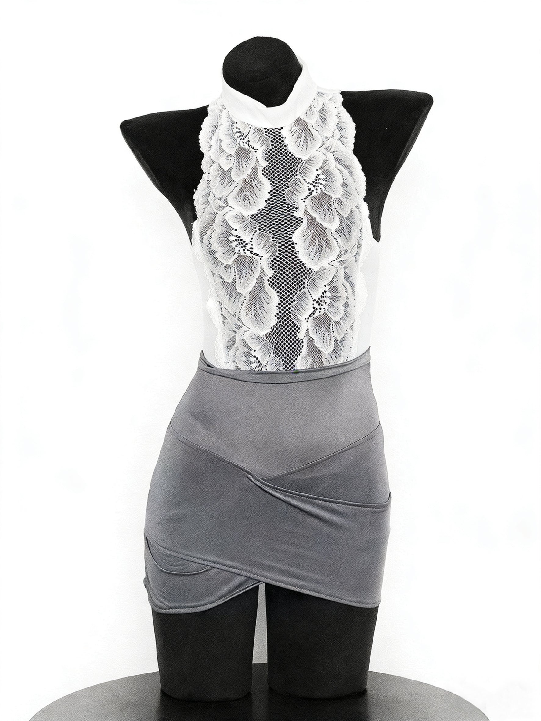 Lace uniform suit HA3006