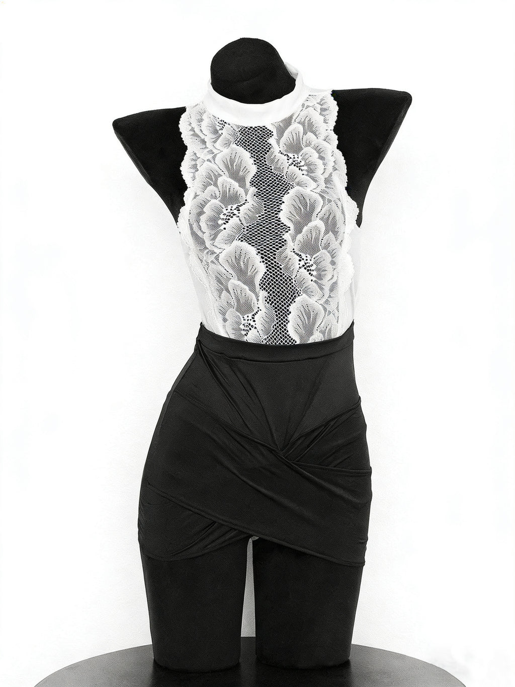 Lace uniform suit HA3006