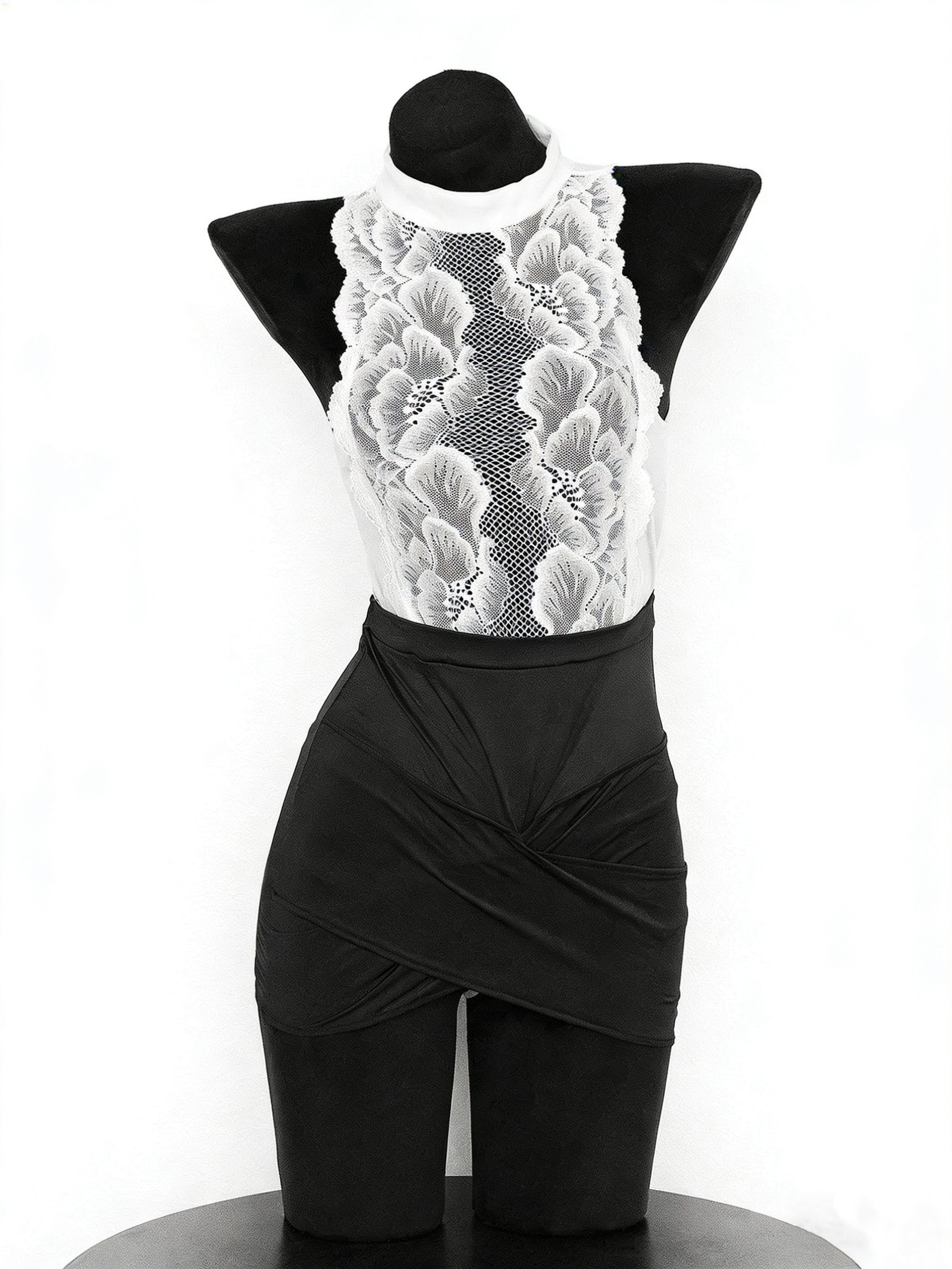 Lace uniform suit HA3006