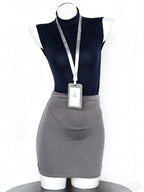 Dark blue gray uniform suit HA3005