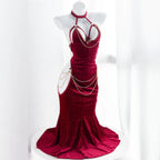 Chain Fishtail Dress HA2467