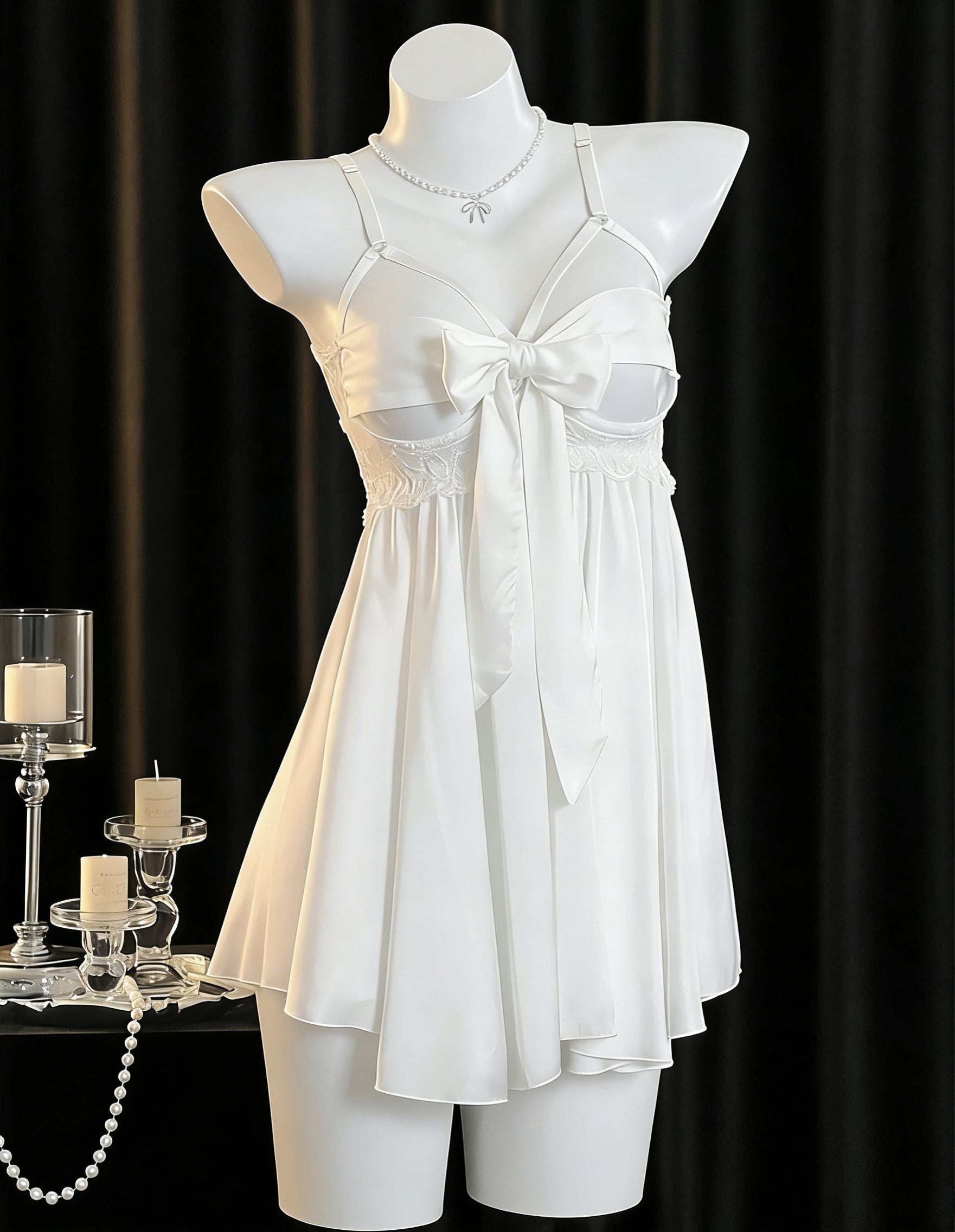 Bow strap dress HA3008