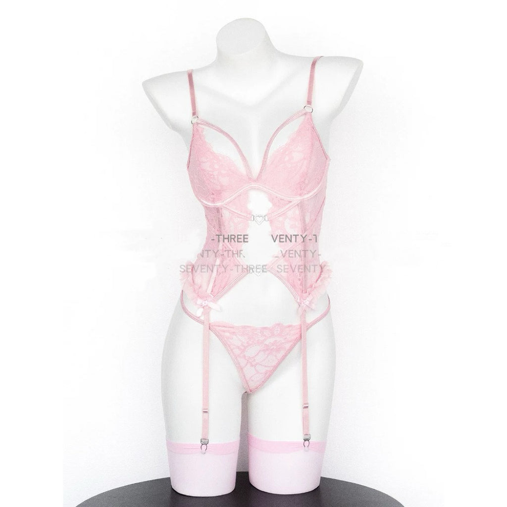 Suspender lace suit HA2870