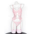 Suspender lace suit HA2870