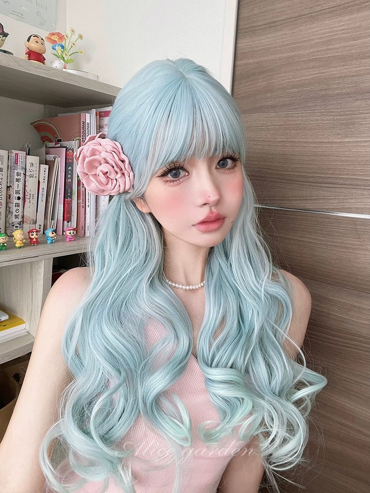Sweet long curly wig HA2485