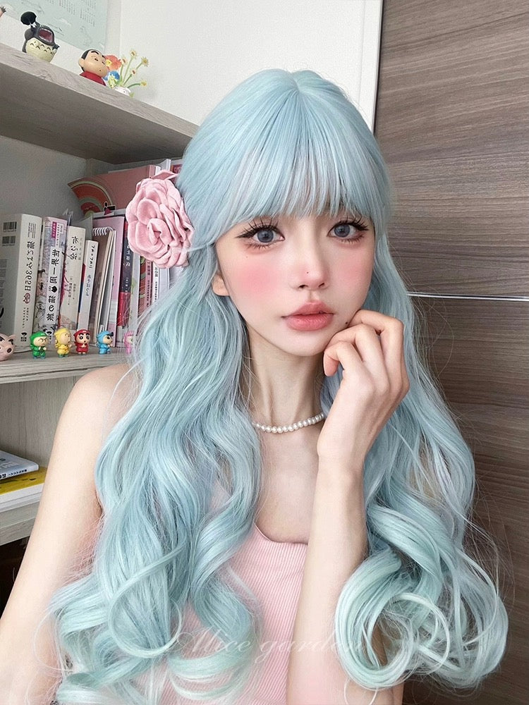 Sweet long curly wig HA2485