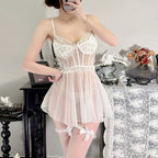 Lace suspender dress HA2877