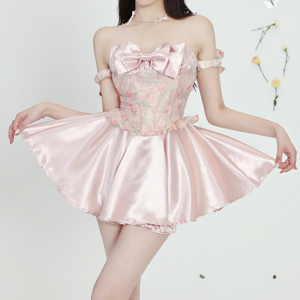 Pink Bow Dress   HA1736