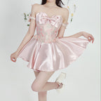 Pink Bow Dress   HA1736