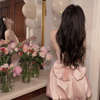 Sweet Bow Pink Bud Dress   HA2119