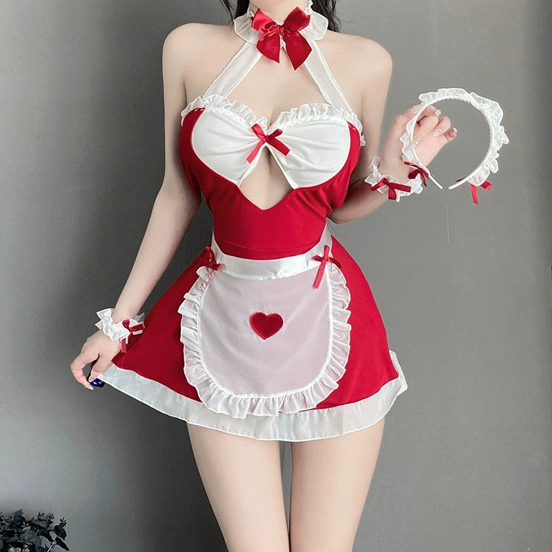 Double Ponytail Emotional Fun Lingerie Dress   HA2079