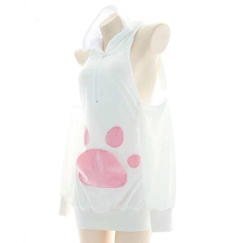 Plush hooded girl costume   HA2101