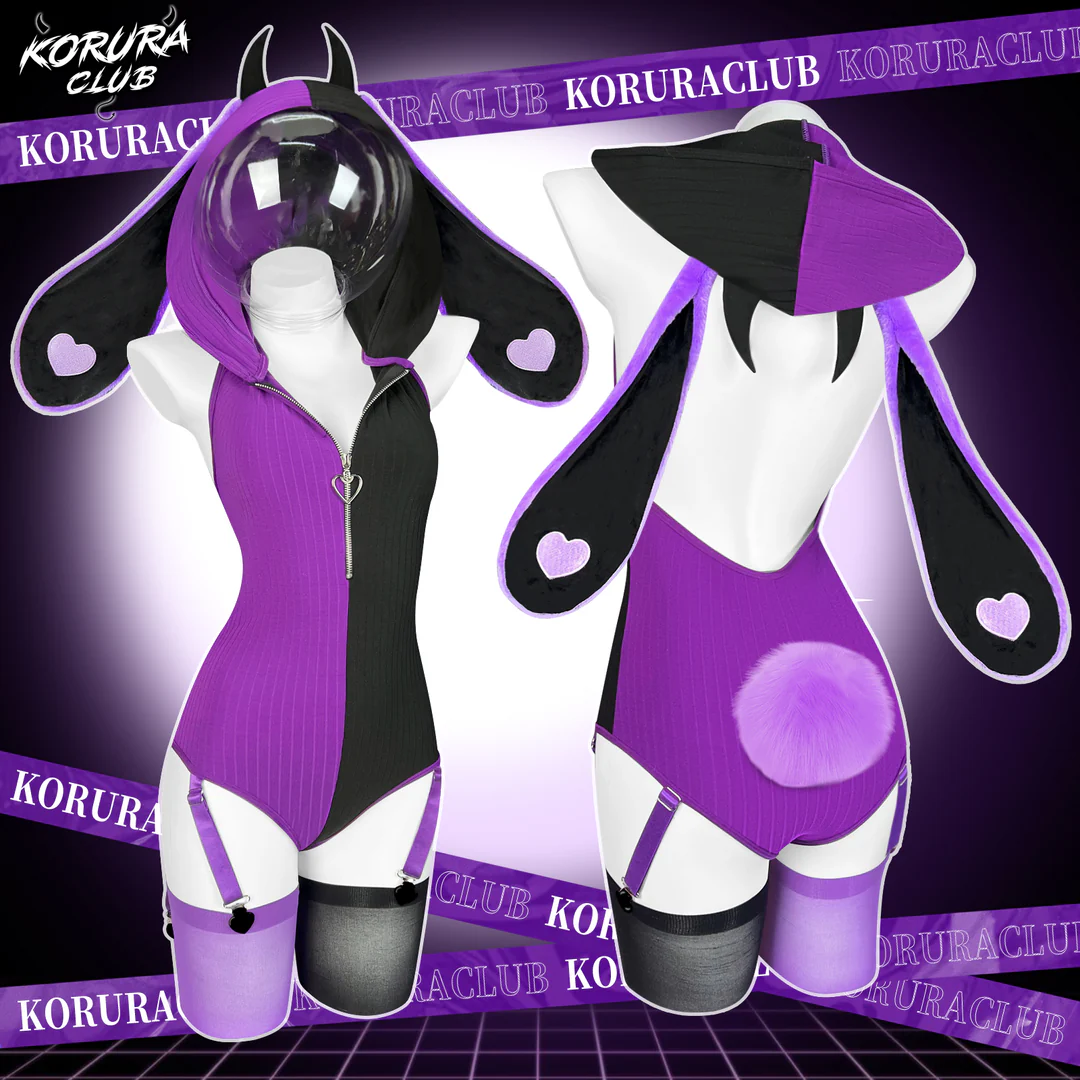 Pre-sale Heart Pattern Two-Tone Bunny KO129