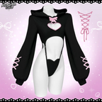 KORURACKUB-HEART HOLLOW BODYSUIT SR16