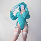 Chic Grey Bunny Ear Hoodie Bodysuit KO64