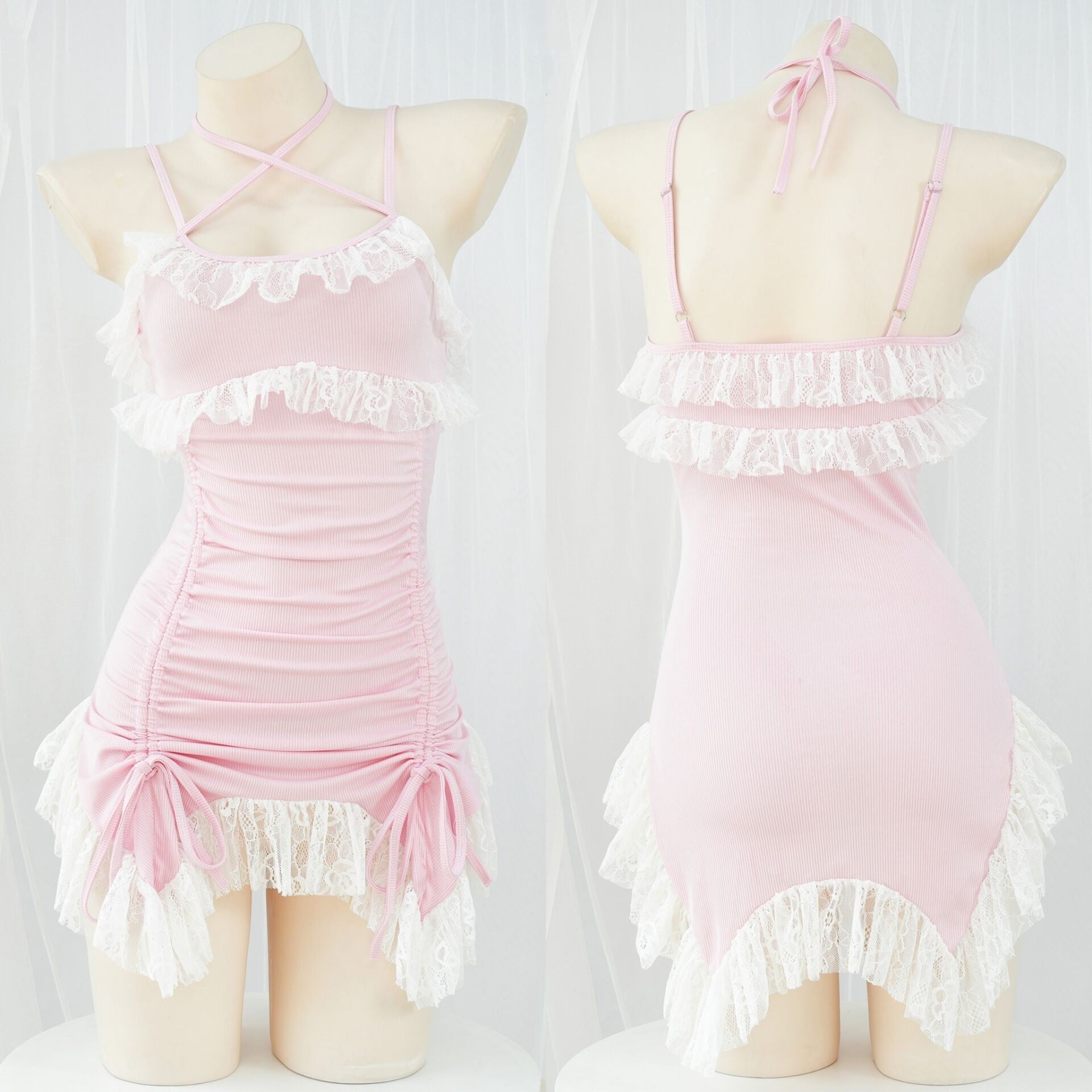 Hip lace hot girl dress pajamas   HA1256