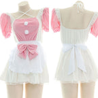 Pink and White Plush Home Set   HA0586