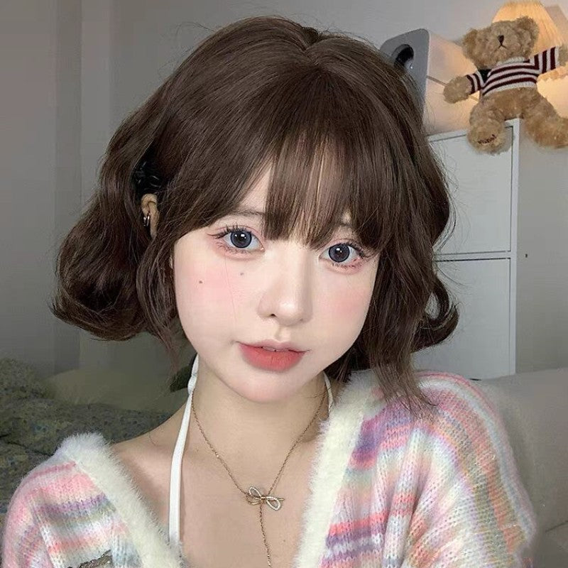playful short curly wig   HA1643