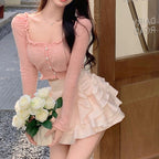 Sweet Spice Long Sleeve Knit Cardigan  HA1206