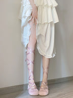Round toe marie lace up shoes HA1586