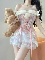 Corset lace suit HA0983