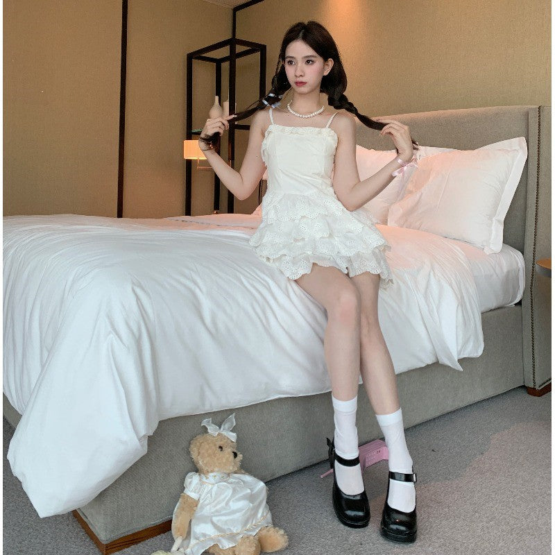 White Cake Sling Dress HA1624