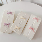 Sweet Girl Hollow Handmade Bow Net Socks  HA0865